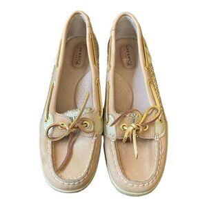 Sperry Top Sider Embellished Sequin Shoe Woman Size 7